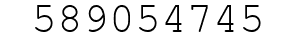 Number 589054745.