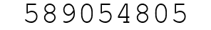 Number 589054805.