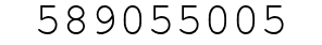 Number 589055005.