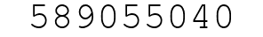Number 589055040.