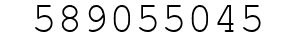 Number 589055045.