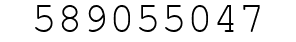 Number 589055047.