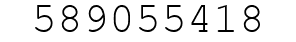Number 589055418.