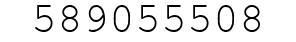 Number 589055508.