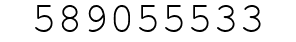 Number 589055533.