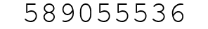 Number 589055536.