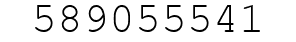 Number 589055541.