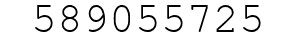 Number 589055725.