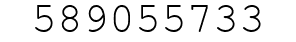 Number 589055733.