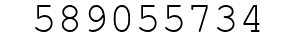 Number 589055734.