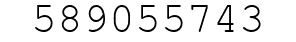 Number 589055743.