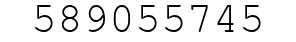 Number 589055745.