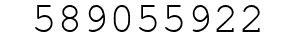 Number 589055922.