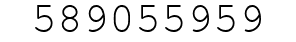 Number 589055959.