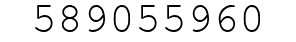Number 589055960.