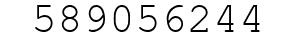 Number 589056244.