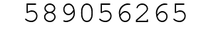 Number 589056265.