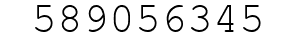 Number 589056345.