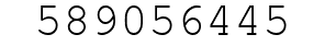 Number 589056445.
