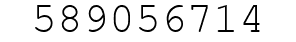 Number 589056714.