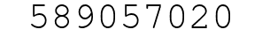 Number 589057020.