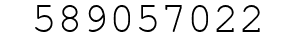 Number 589057022.