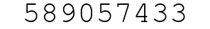 Number 589057433.