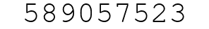 Number 589057523.