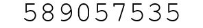 Number 589057535.