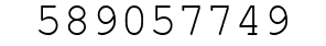 Number 589057749.
