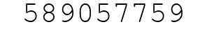 Number 589057759.