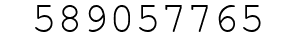 Number 589057765.