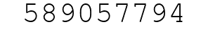 Number 589057794.