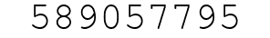 Number 589057795.