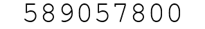 Number 589057800.