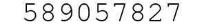 Number 589057827.