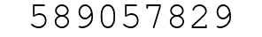 Number 589057829.