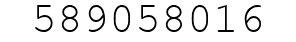Number 589058016.