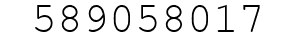 Number 589058017.