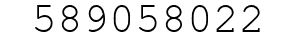 Number 589058022.