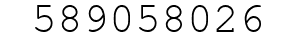 Number 589058026.