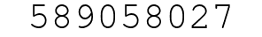 Number 589058027.