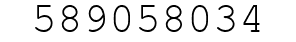 Number 589058034.