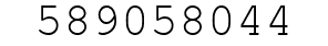Number 589058044.