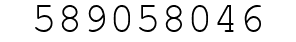 Number 589058046.