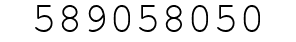 Number 589058050.