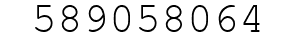 Number 589058064.