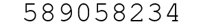 Number 589058234.