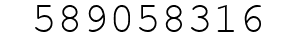 Number 589058316.