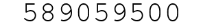Number 589059500.